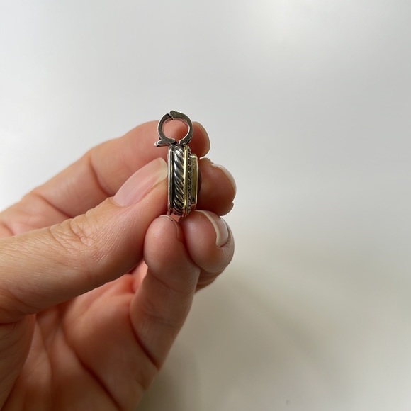 AUTH David Yurman Citrine Albion Pendant with Pave Diamonds - Picture 11 of 12